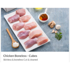 Chicken Boneless - Cubes